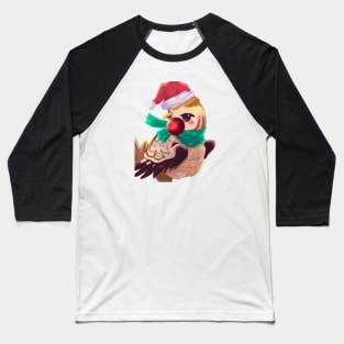 Cute Pheasant Drawing Baseball T-Shirt